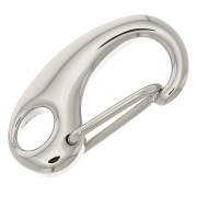 Fermoir mousqueton de sécurité 21 mm - Acier inoxydable 316L x1