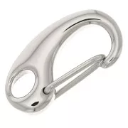 Fermoir mousqueton de sécurité 21 mm - Acier inoxydable 316L x1