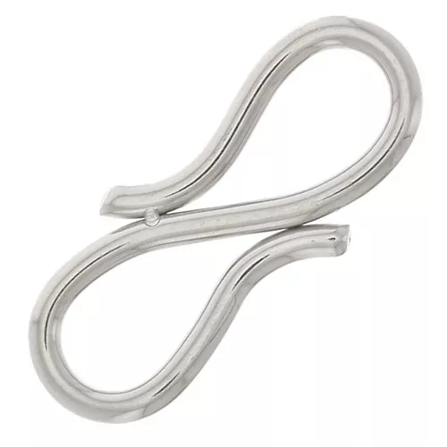 Fermoir crochet 17x7 mm en Acier inoxydable 316L x1