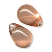 Gouttes 12x18 mm Rosaline/Peach x5
