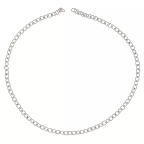 Chaîne maille Forçat striée 6 mm en Acier inoxydable 316L x50cm