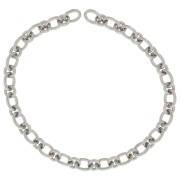 Chaîne maille Forçat alternée 13.8 mm en Acier inoxydable 316L x50cm|raw }}