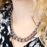 Chaîne maille Gourmette limée 15 mm en Acier inoxydable 316L x50cm