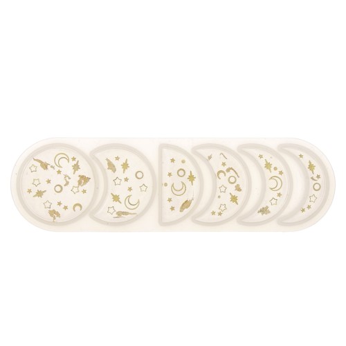 Moule silicone - phases de la lune 17x5 cm x1