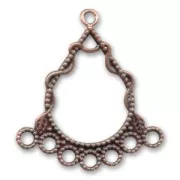 Intercalaires/Chandeliers décor fin 28 mm cuivré vieilli x4