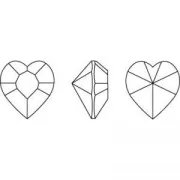 Cabochon PureCrystal 4884 11x10 mm Aquamarine