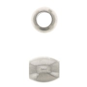 Perles olive 4.5x4 mm - Acier inoxydable x4