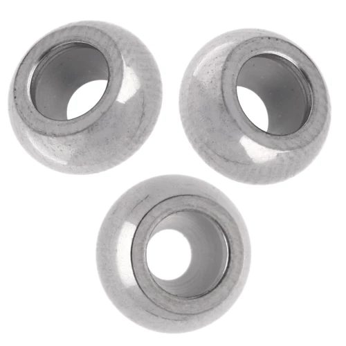 Perle stoppeur 8 mm avec un trou de 3 mm - Acier inoxydable x1
