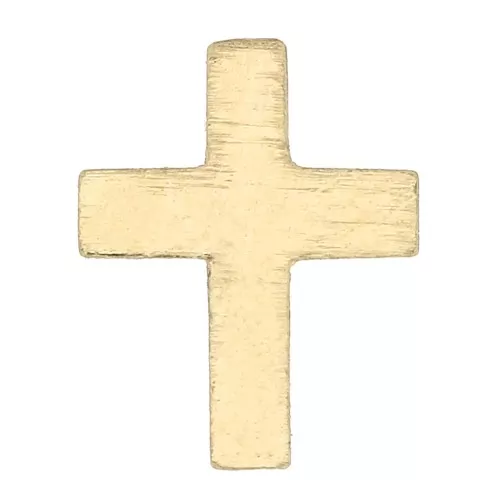 Élément croix à coller 8x6 mm - Gold filled (or laminé) x1