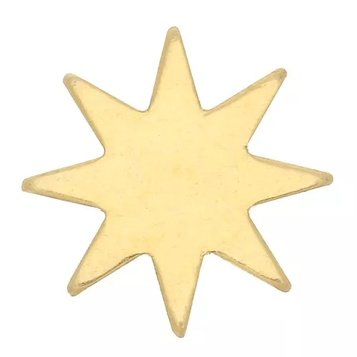 Élément soleil à coller 8.2 mm - Gold filled (or laminé) x1