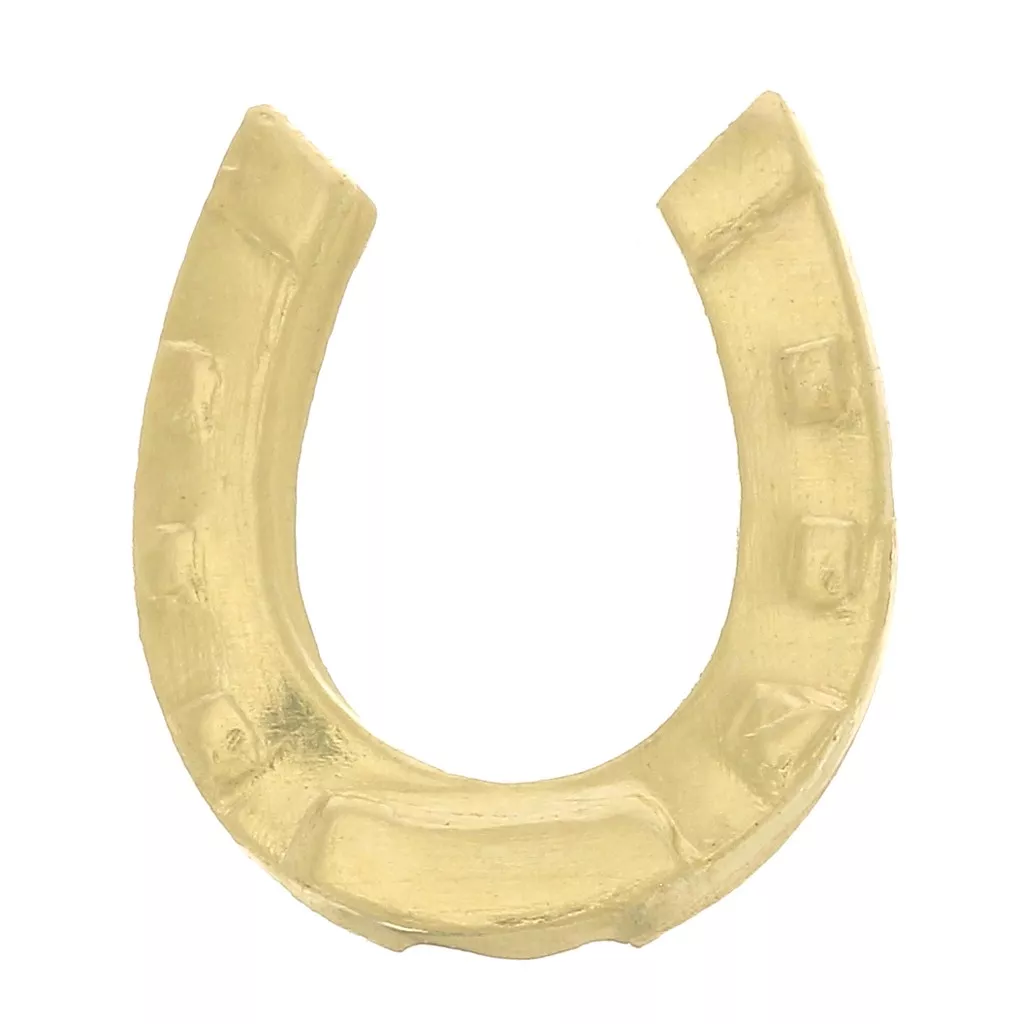 Pendentif Cheval Plaqué Vermeil Or 18K - 20mm - Neuf Avec étiquettes - Unisexe