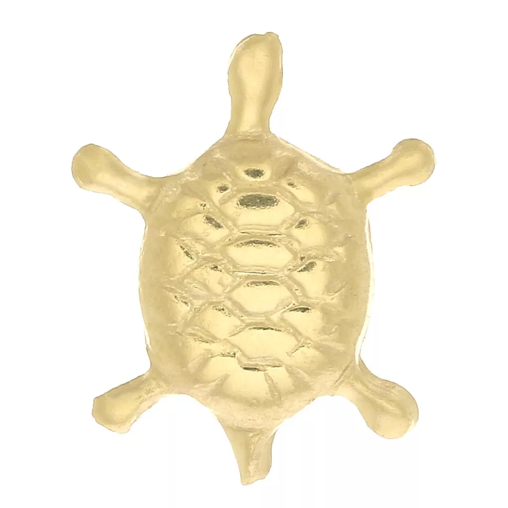 Réveil Vintage Suisse Mécanique à Remontoir - Ornement Tortue Métal Doré