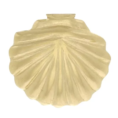 Élément coquillage à coller 7x7.5 mm - Gold filled (or laminé) x1