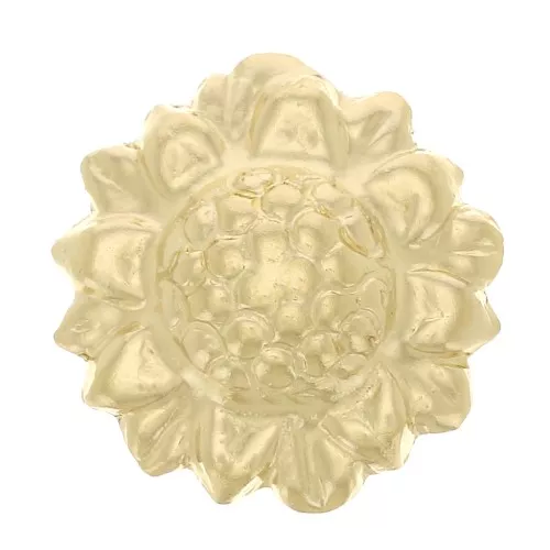 Élément fleur à coller 9 mm en Gold filled (or laminé) x1