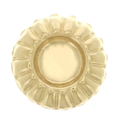 Élément rond à coller 9.5 mm pour cabochon 4 mm - Gold filled (or laminé) x1