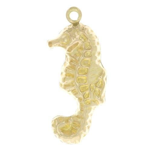 Pendentif hippocampe coté droit 18x8 mm - Gold filled (or laminé) x1