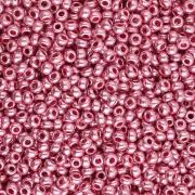 Perles rocailles Preciosa  11/0 2 mm - Terra Métallique - Rose x20g