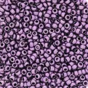 Perles rocailles Preciosa  11/0 2 mm - Terra Métallique - Lilas x20g