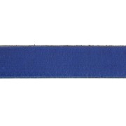 Lacet cuir 10 mm Bleu x30cm