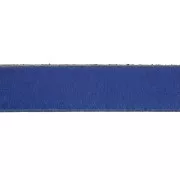 Lacet cuir 10 mm Bleu x30cm