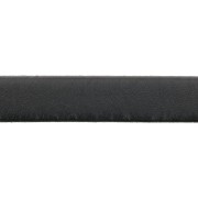 Lacet cuir 10 mm Noir x30cm|raw }}