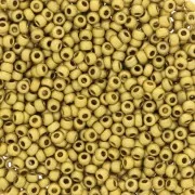 Perles rocailles Preciosa  11/0 2 mm - Terra Métallique Mat - Zest x20g