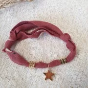 Pendentif étoile 14x12.5 mm - Plaqué or 3 microns x1