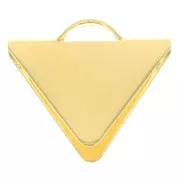 Embout pince triangle 13.5x15 mm - Plaqué Or 3 microns