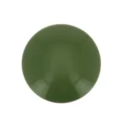 Cabochon rond en résine opaque 10 mm - Olive x1