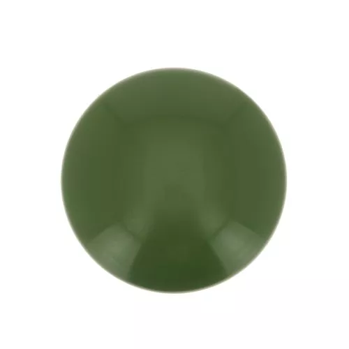 Cabochon rond en résine opaque 10 mm - Olive x1