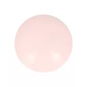 Cabochon rond en résine opaque 10 mm - Rose pastel x1