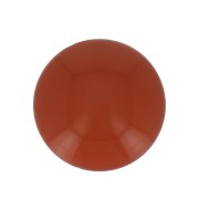 Cabochon rond en résine opaque 10 mm - Terracotta x1