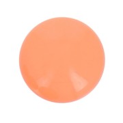 Cabochon rond en résine opaque 10 mm - Corail x1|raw }}