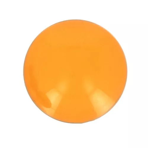 Cabochon rond en résine 10 mm - Ambre x1