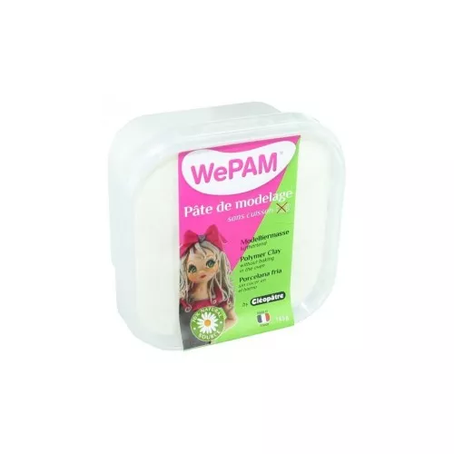 Pâte de modelage sans cuisson WePam Neutre x145gr