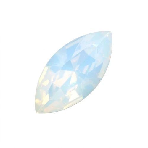 Navette PureCrystal 4228 10x5 mm White Opal