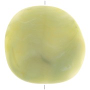 Palet irrégulier en résine 37x39 mm - Vert Tilleul Marbré x1|raw }}