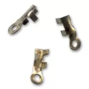 Mini pince lacet 1,2 mm bronze x10