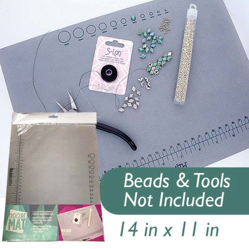 Tapis De Perlage Portable En Feutre Antidérapant - Plateau Organisateur Pour Bijoux Et Perles, Tailles S/M/L