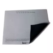 Tapis de perlage antidérapant 35.5x28 cm - Gris x1