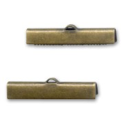 Embouts à serrer 30 mm bronze x2|raw }}