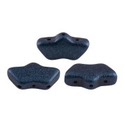 Delos® par Puca® 6x11 mm - Dark Blue Metallic Mat x10g|raw }}