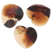 Coeur PureCrystal 6228 14,4x14 mm Topaz Blend x1|raw }}