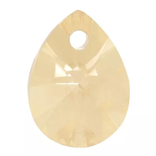 Mini Poire PureCrystal 6128 10 mm Crystal Golden Shadow x1
