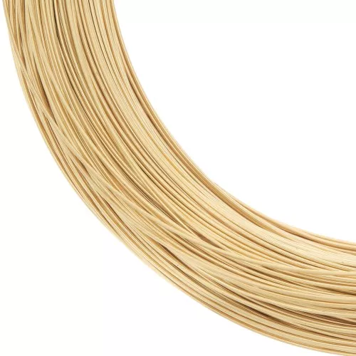 Fil dur rond 0.91 mm en Gold filled (or laminé)  x1m