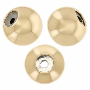 Perles stoppeur 3 mm avec un trou de 0.6 mm - Gold Filled (or laminé) x50