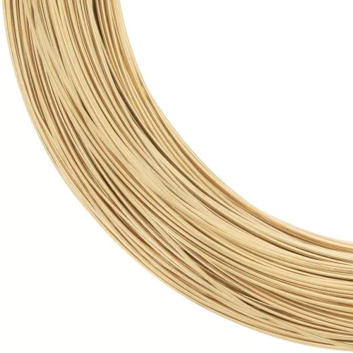 Fil semi-dur rond 0.91 mm en Gold filled (or laminé) x1m