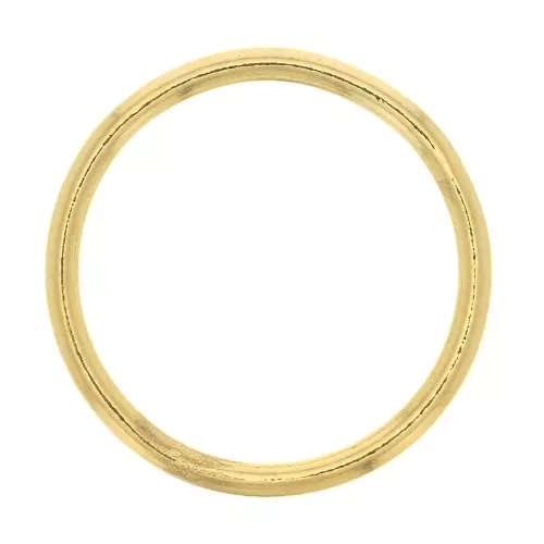 Bague fine anneau lisse - Taille 57 - Gold filled (or laminé) x1