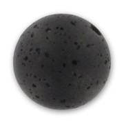 Perle ronde Polaris  polsweet 12 mm Jet  x1