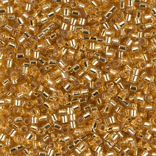 Miyuki Delica 11/0 DB0042 - Gold Silver Lined x8g